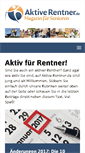 Mobile Screenshot of aktive-rentner.de